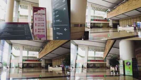 浙江省博物馆大厅大气空镜头高清在线视频素材下载
