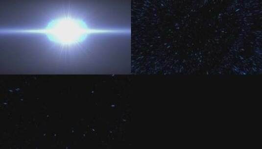 星空爆炸粒子特效视频素材高清在线视频素材下载