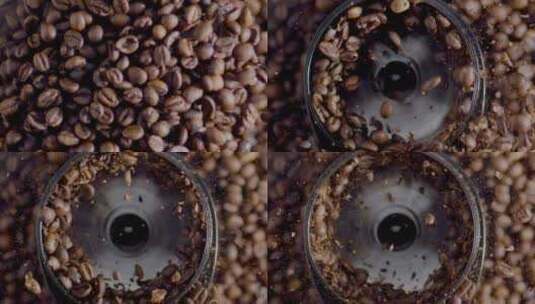 咖啡豆烘培高清在线视频素材下载