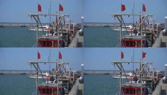南海渔民出海捕鱼渔船开海高清在线视频素材下载