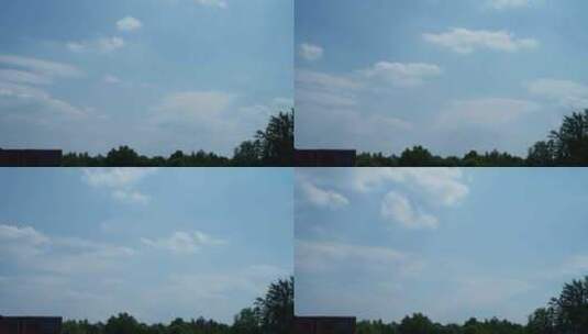 天空云彩延时摄影高清在线视频素材下载