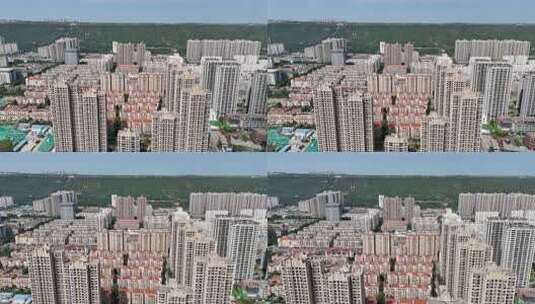 陕西城市建设城市发展航拍高清在线视频素材下载