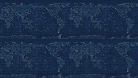 科技世界地图-球形屏幕地图高清在线视频素材下载