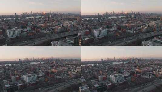 纽约，城市，大都会，高速公路高清在线视频素材下载