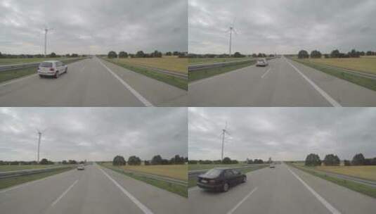 汽车在高速公路上高清在线视频素材下载