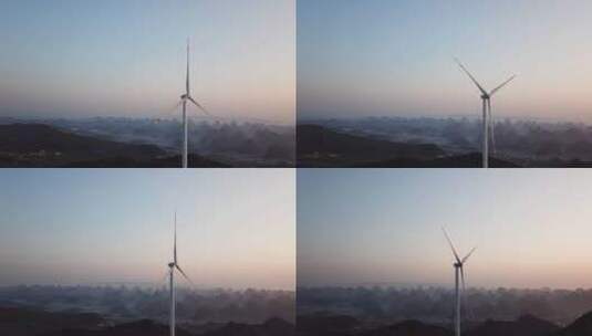贵州省·安顺市·关岭大峡谷风车发电19高清在线视频素材下载