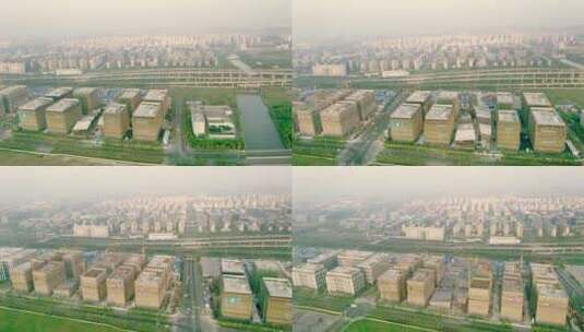 上海虹桥枢纽航拍 4k mov 25fps高清在线视频素材下载