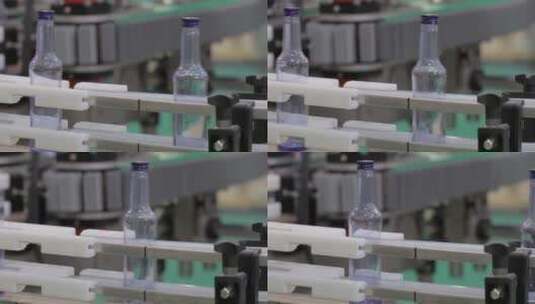 生产线工厂的瓶子高清在线视频素材下载