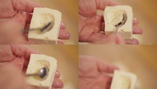 豆腐塞肉酿豆腐 (5)高清在线视频素材下载
