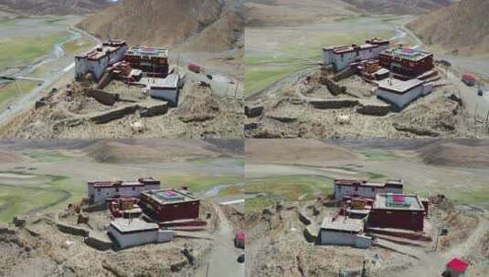 西藏山南市 措美县哲古镇卓德村高清在线视频素材下载
