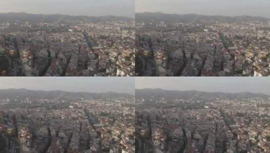 巴塞罗那城市俯瞰大全景高清在线视频素材下载