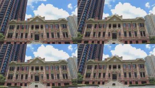 上海总商会旧址4K航拍实拍特写高清在线视频素材下载