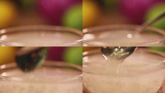 米酒醪糟甜米酿甜酒高清在线视频素材下载