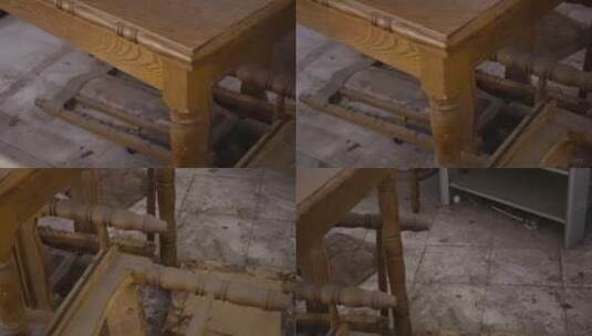 破烂倒塌房屋地震豆腐渣工程高清在线视频素材下载