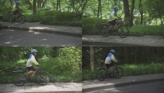 骑行自行车高清在线视频素材下载