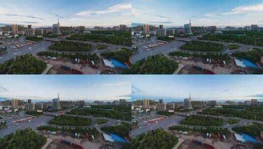湖南省衡阳市城市夜景延时摄影高清在线视频素材下载