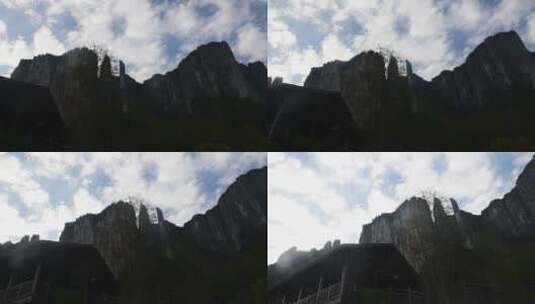 湖北省5A景区恩施大峡谷风景高清在线视频素材下载