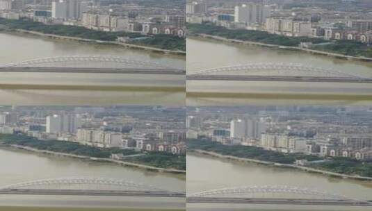 江西赣州漳水大桥竖屏航拍高清在线视频素材下载