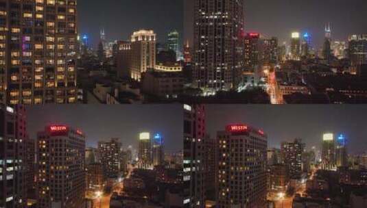 上海浦西夜景高清在线视频素材下载