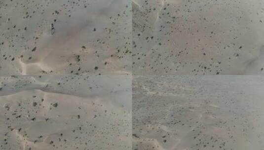 甘肃省酒泉市阿克塞国家沙漠公园航拍高清在线视频素材下载