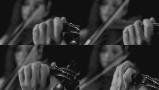 小提琴演奏舞台演奏高清在线视频素材下载