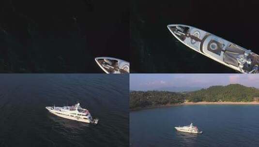 普吉岛海上游艇高清在线视频素材下载