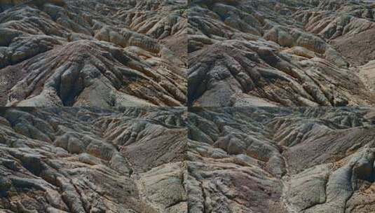 西藏旅游风光千万年前海底沟壑奇观高清在线视频素材下载