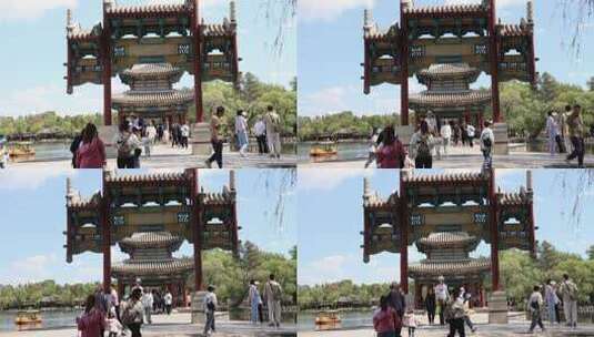 4K避暑山庄 承德旅游 皇家园林热河行宫高清在线视频素材下载