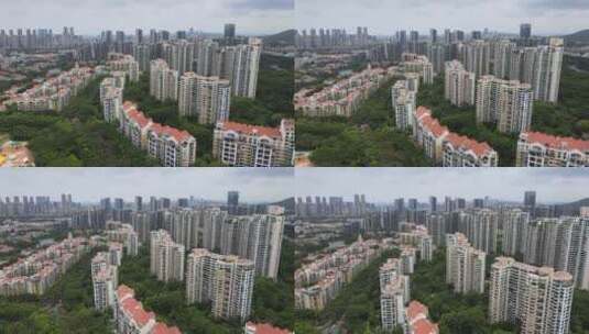 深圳城市房地产建筑航拍高清在线视频素材下载