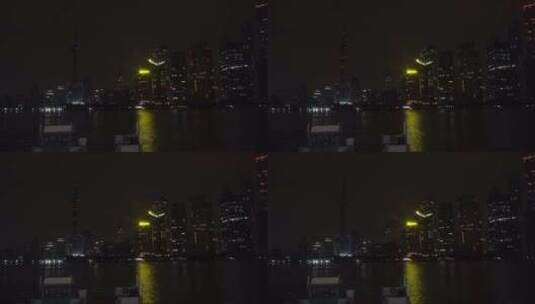 上海 夜景 陆家嘴 外滩 东方明珠 城市风光高清在线视频素材下载