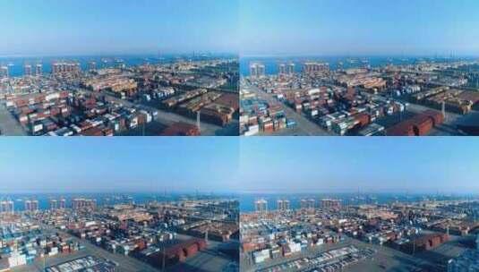 南沙新港码头1高清在线视频素材下载