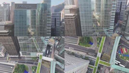 香港中西区JP摩根大厦高清在线视频素材下载