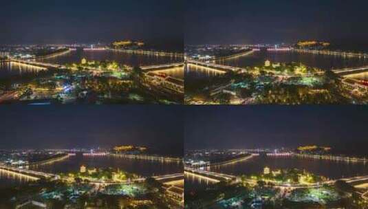 潮州夜景延时高清在线视频素材下载