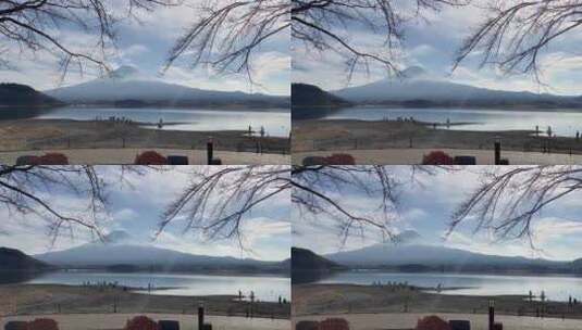 日本富士山美景高清在线视频素材下载