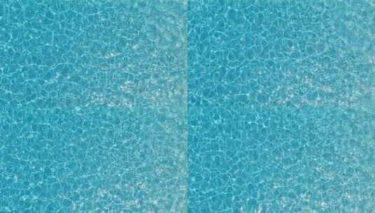 游泳池里蓝色反光的水高清在线视频素材下载