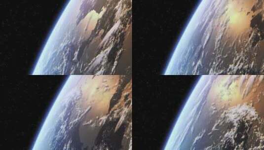 地球转动高清在线视频素材下载