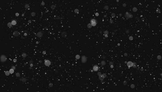 雪下雪透明背景雪花飘落带通道高清AE视频素材下载