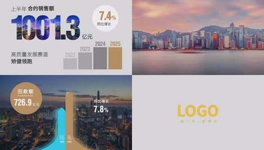 年终汇报大气快闪AE模版高清AE视频素材下载