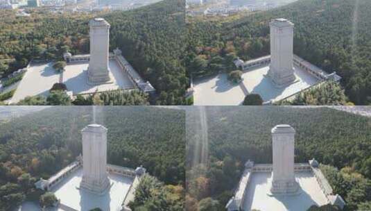 江苏 徐州 淮海战役 纪念碑 4A 景区 航拍高清在线视频素材下载