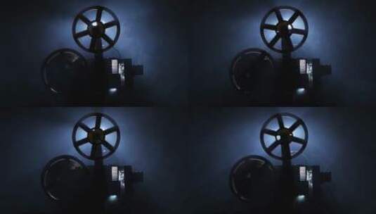 老式电影投影仪高清在线视频素材下载