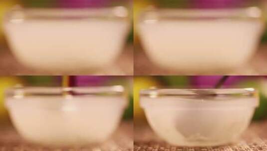 米酒醪糟甜米酿甜酒高清在线视频素材下载