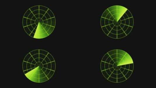 光波雷达扫描特效素材高清在线视频素材下载