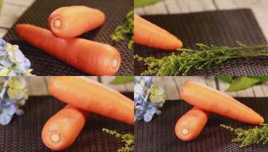 【镜头合集】胡萝卜圆白菜芥菜头泡菜高清在线视频素材下载