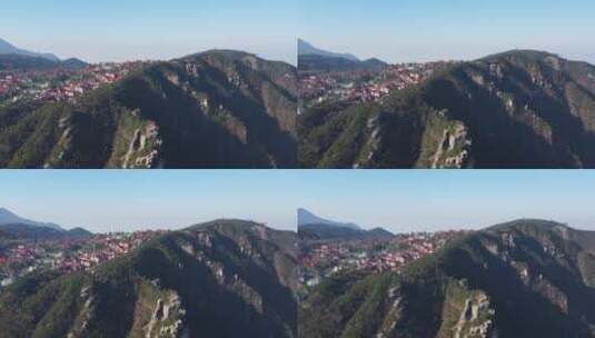 庐山风景区牯岭镇航拍视频高清在线视频素材下载