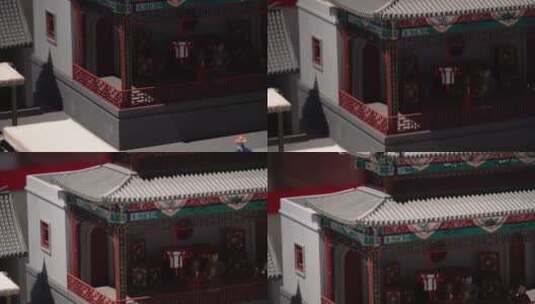 老北京模型中国古代建筑高清在线视频素材下载