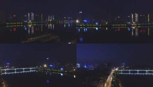 衡阳 衡阳夜景 湖南衡阳 衡阳市 湖南省高清在线视频素材下载