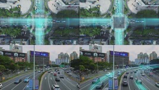 科技城市 数字城市 虚拟城市高清在线视频素材下载