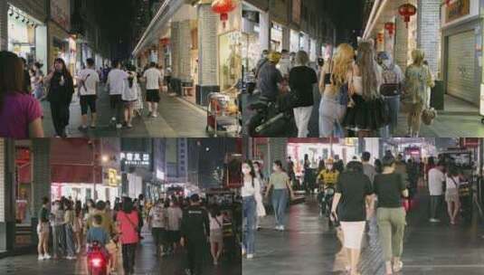 深圳东门步行街高清在线视频素材下载