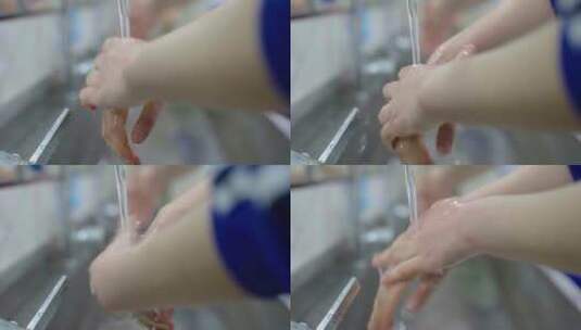 消毒洗手防疫实拍高清在线视频素材下载
