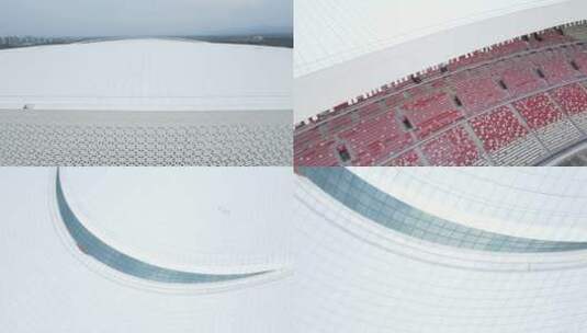 洛阳奥林匹克中心高清在线视频素材下载
